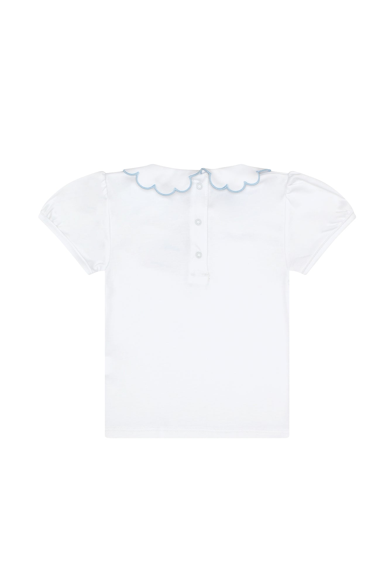 Image of Nella Scallops Short Sleeve Tee